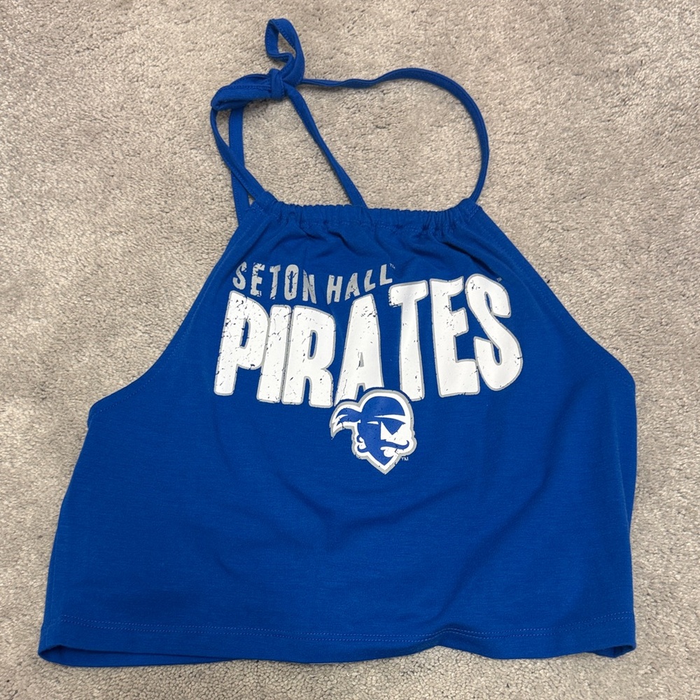 Seton Hall Pirates Blue Halter Top